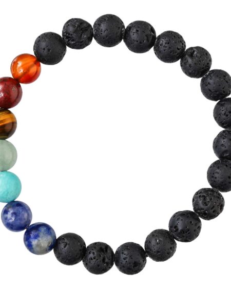 7 CHAKRA Bracelet for Women Men's Gifts - Protection Healing Crystal Bracelet - 8mm Gemstone Beaded Adjustable