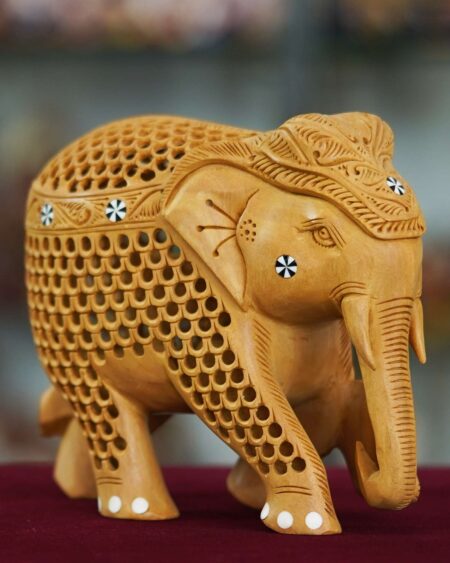 Wooden elephant