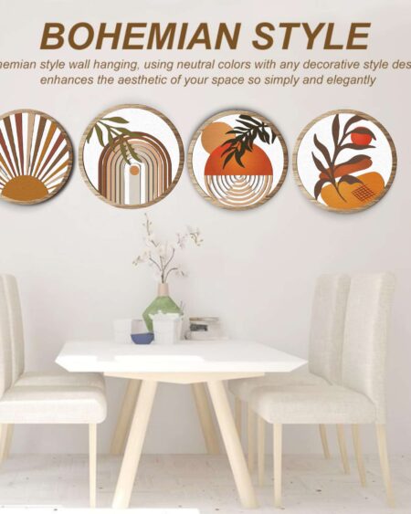 5 PCS Circle Wall Painting
