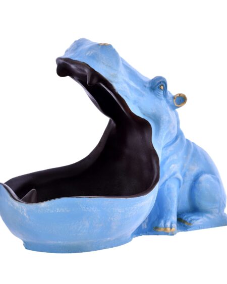 Big Mouth Hippopotamus Showpiece