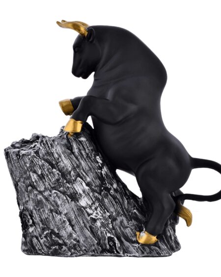 Antique Geometric Statue Bull Sculpture